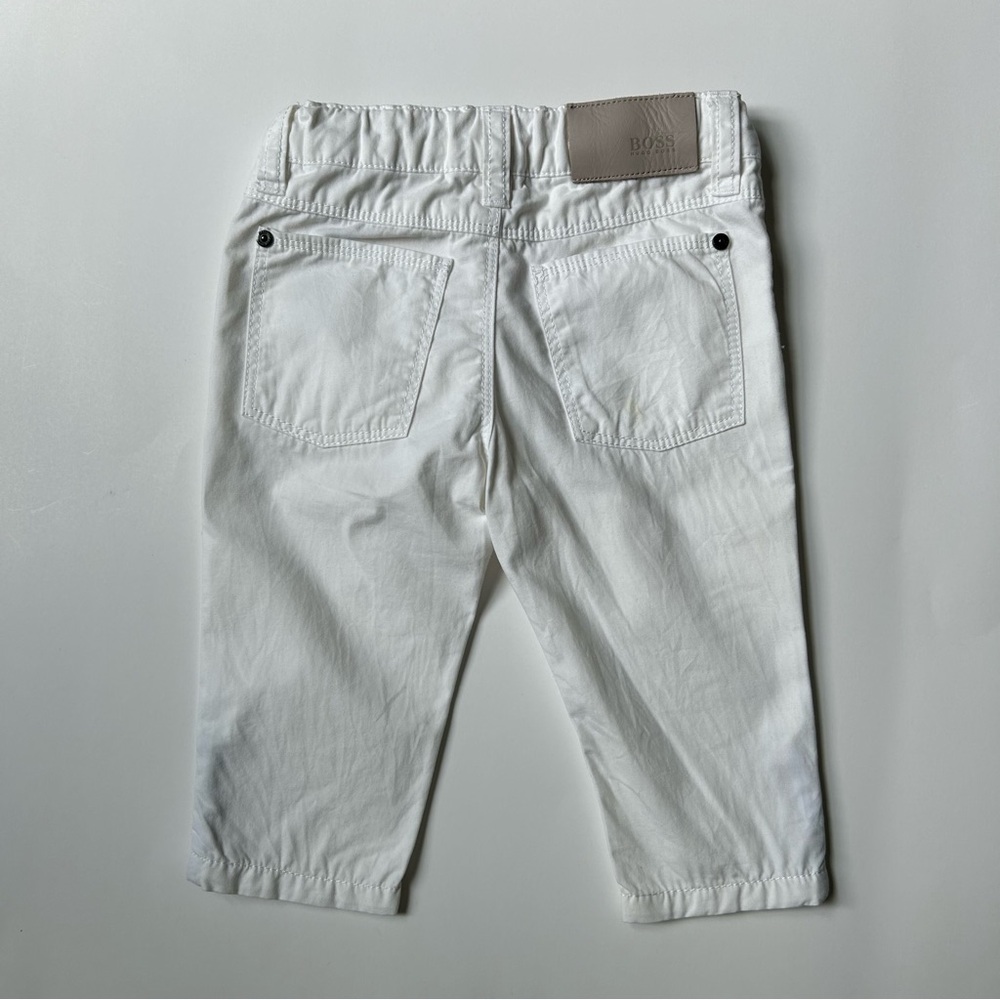 Hugo Boss Baby White Pants, Size 9 Months - Picture 4 of 7